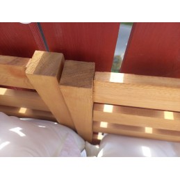 3 dalių sodo poilsio komplektas, kreminės pagalvės