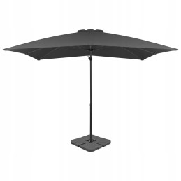 Sodo skėtis su nešiojamu pagrindu, antracitas