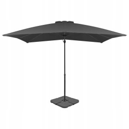 Sodo skėtis su nešiojamu pagrindu, antracitas