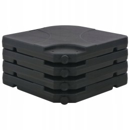 Sodo skėtis su nešiojamu pagrindu, antracitas