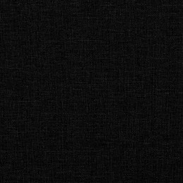 Vidaxl trivietė sofa, juoda, 180 cm, apmušta audiniu