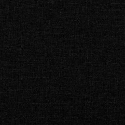 Vidaxl trivietė sofa, juoda, 180 cm, apmušta audiniu