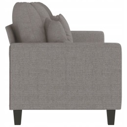 Vidaxl trivietė sofa, taupe spalvos, 180 cm, apmušta audiniu