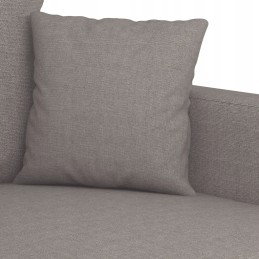Vidaxl trivietė sofa, taupe spalvos, 180 cm, apmušta audiniu