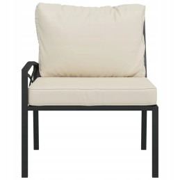 Sodo kėdės su smėlio pagalvėlėmis, 2 vnt., 62x75x79 cm