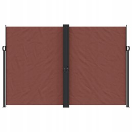 Vidaxl ištraukiama šoninė markizė, ruda, 220x600 cm