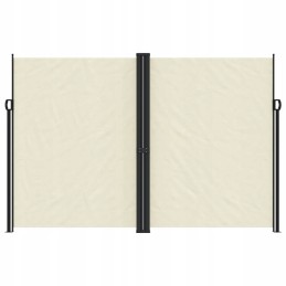 Vidaxl ištraukiama šoninė markizė, kreminė, 220x600 cm