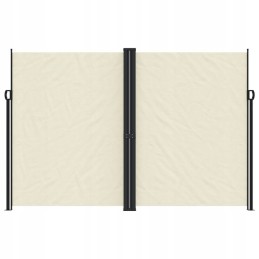 Vidaxl ištraukiama šoninė markizė, kreminė, 220x600 cm