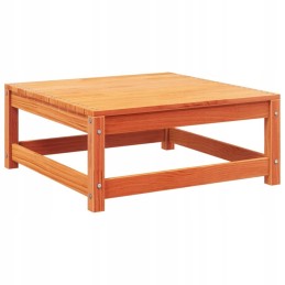 Sodo sofa be porankių su kėdute, vaško ruda