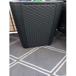 Sodo baldų komplektas 2 foteliai 1 stalas 3 elementai abiko miami balkonas