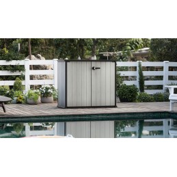 Drabužių spinta sodo saugykla keter terasa parduotuvė grafitas