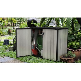 Drabužių spinta sodo saugykla keter terasa parduotuvė grafitas