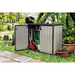 Drabužių spinta sodo saugykla keter terasa parduotuvė grafitas