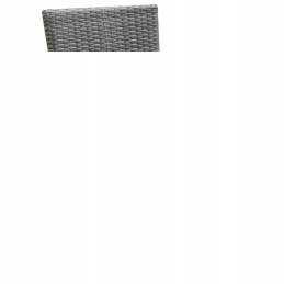 Vidaxl 3 dalių sodo baldų komplektas su pagalvėlėmis, polirotangas, pilka