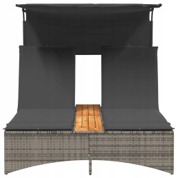 Dvigulė sofa su stogeliu ir pagalvėlėmis, drabužių spinta