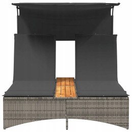 Dvigulė sofa su stogeliu ir pagalvėlėmis, drabužių spinta