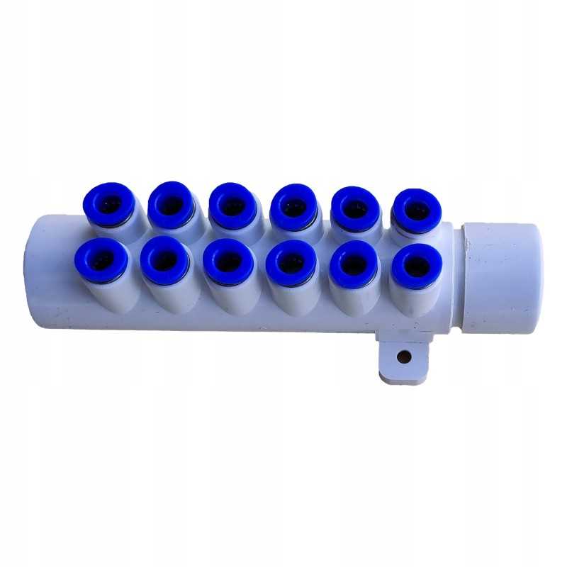 Kolektoriaus kolektorius 12 greito prijungimo antgalių, sūkurinė vonia, 8 mm žarna
