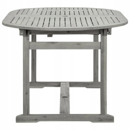 Akacijos sodo stalas 160-240x100 pilka