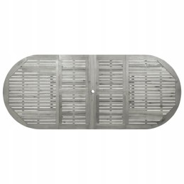 Akacijos sodo stalas 160-240x100 pilka