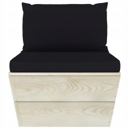 Sodo poilsio komplektas - 5 elementai, impregnuota eglės mediena,