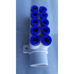 Oro masažo kolektorius, greita jungtis, fi8mm žarna