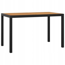 Vidaxl 3 dalių sodo baldų komplektas su pagalvėlėmis, polirotangas, juodas