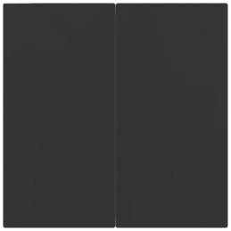 5 dalių sodo baldų komplektas, juodas, polirotangas ir lumarko plienas!