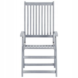 Sulankstomos sodo kėdės su pagalvėlėmis, 3 vnt, akacijos masyvo!