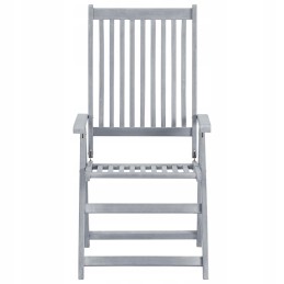 Sulankstomos sodo kėdės su pagalvėlėmis, 3 vnt, akacijos masyvo!