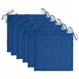 Sulankstomos sodo kėdės, 6 vnt., su pagalvėlėmis,