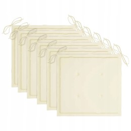 Sulankstomos sodo kėdės, 6 vnt., su pagalvėlėmis,