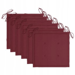 Sulankstomos sodo kėdės, 6 vnt., pagalvėlės, virvelės