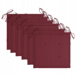 Sulankstomos sodo kėdės, 6 vnt., pagalvėlės, virvelės