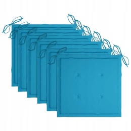 Sulankstomos sodo kėdės, 6 vnt, pagalvėlės, akacijos mediena