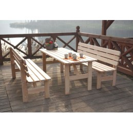 Medinis vikingų stalas - 200 cm