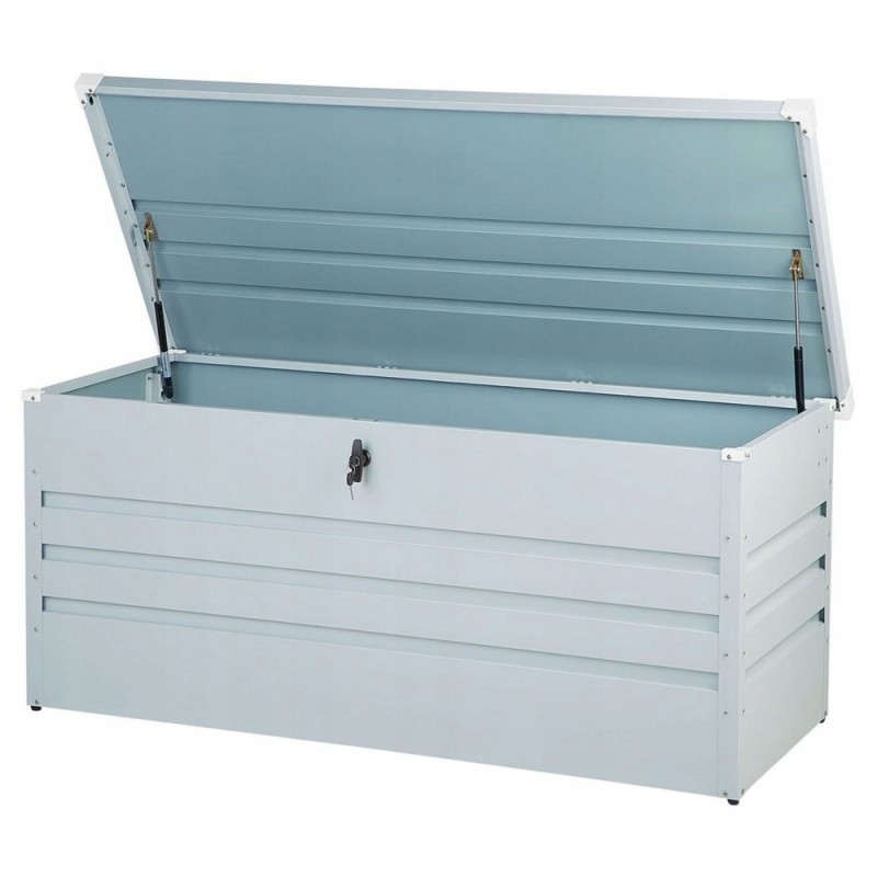 Didelė metalinė sodo balkono daiktadėžė