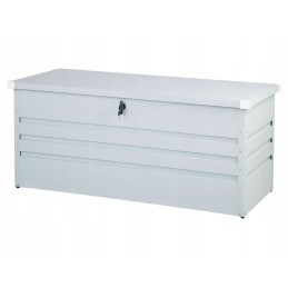 Didelė metalinė sodo balkono daiktadėžė