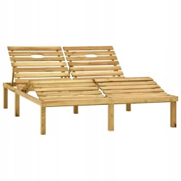 Dvigubas gultas su pagalvėlėmis, impregnuota Lumarko pušis!