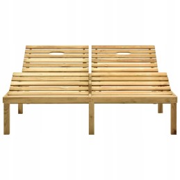 Dvigubas gultas su pagalvėlėmis, impregnuota Lumarko pušis!