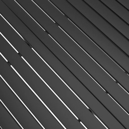 Sodo stalas, antracitas, 190x80x72 cm, plieninis