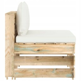 3 dalių sodo poilsio komplektas su pagalvėmis,