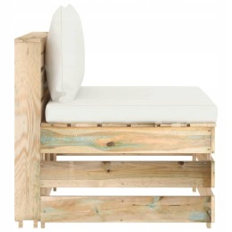 3 dalių sodo poilsio komplektas su pagalvėmis,