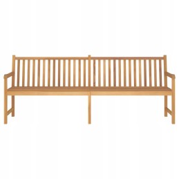 Vidaxl sodo suolas, 228 cm, tikmedžio masyvo