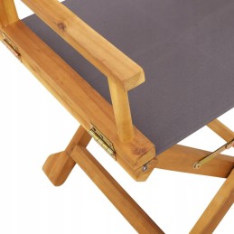 Sulankstomos sodo kėdės, 6 vnt, tamsiai pilkos