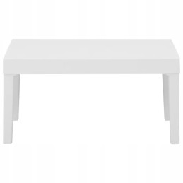 Sodo poilsio komplektas, baltas, antracitas, plastikas, 65x65x33cm/65x65x70