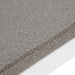 Sodo poilsio komplektas, baltas, antracitas, plastikas, 65x65x33cm/65x65x70