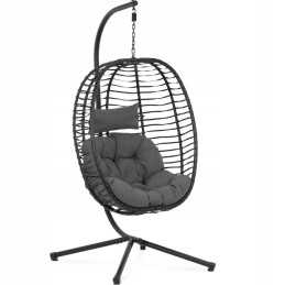 Pakabinamas sodo sūpynės krepšinis fotelis iki 150 kg