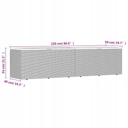 Balkono sodo dėžė, didelė technorotango laikymo dėžė