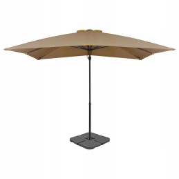 Sodo skėtis su nešiojamu pagrindu, taupe!