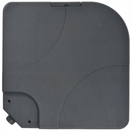 Sodo skėtis su nešiojamu pagrindu, taupe!